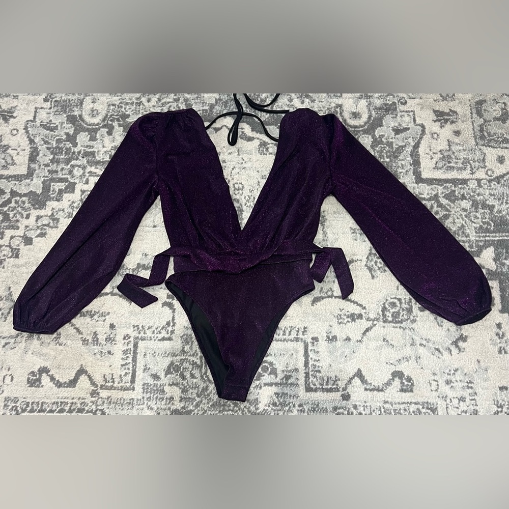 SHEIN BODYSUIT!! PLUM!